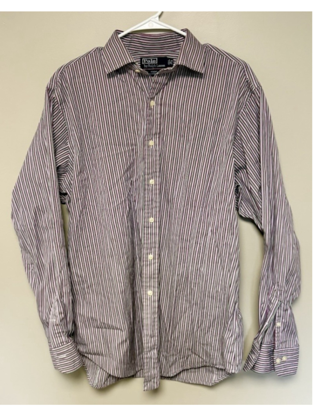 Polo Ralph Lauren Regent Classic Fit Striped Button Down Shirt Mens L